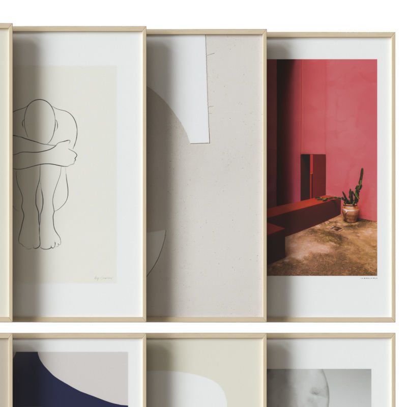 art work set 18 3D model_2