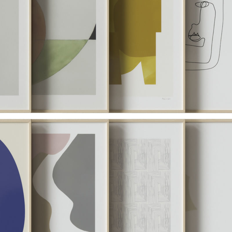 art work set 17 3D model_3