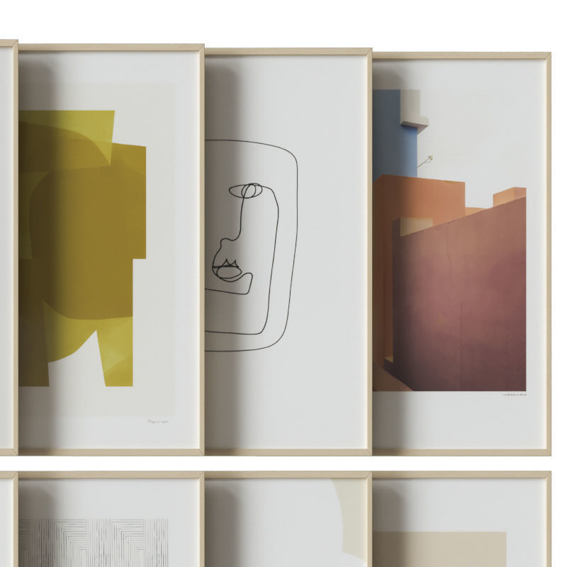 art work set 17 3D model_2