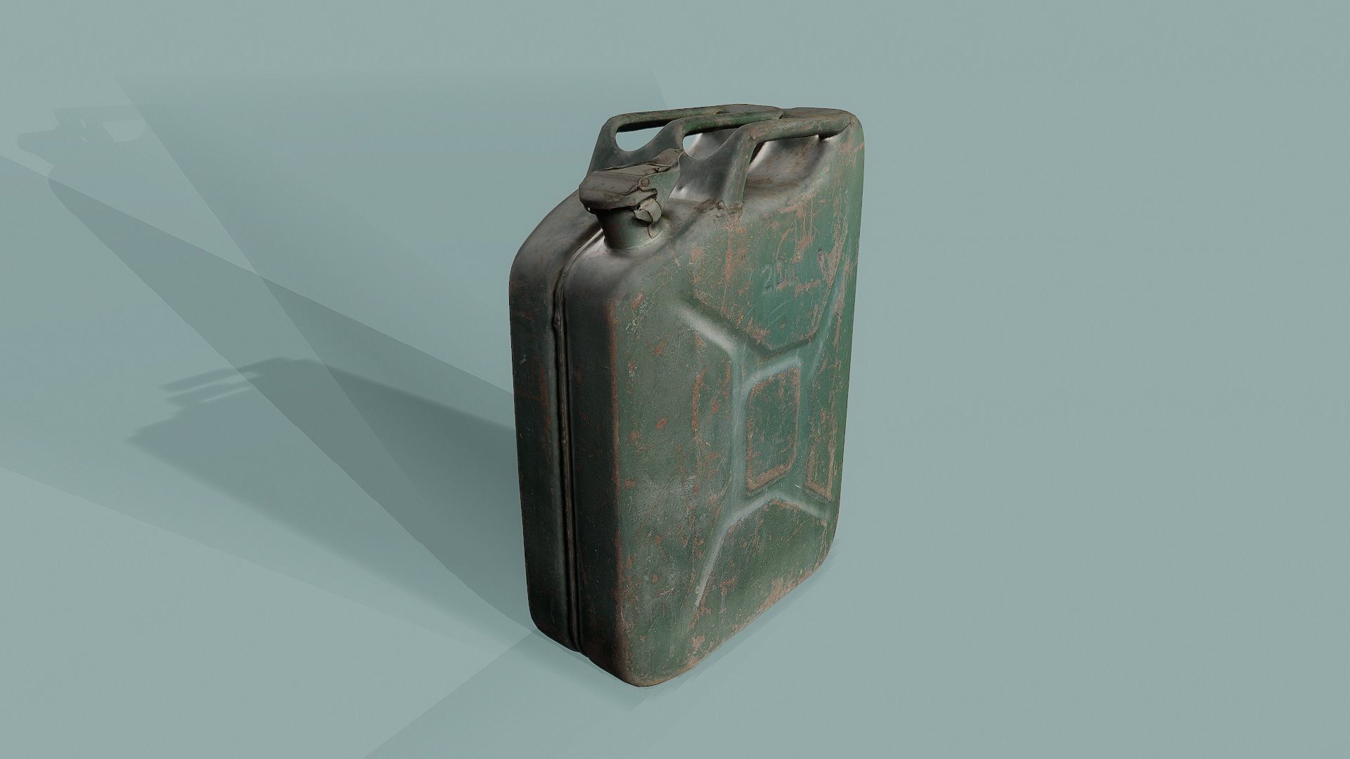 3D Scan Canister Low-poly 3D model_2