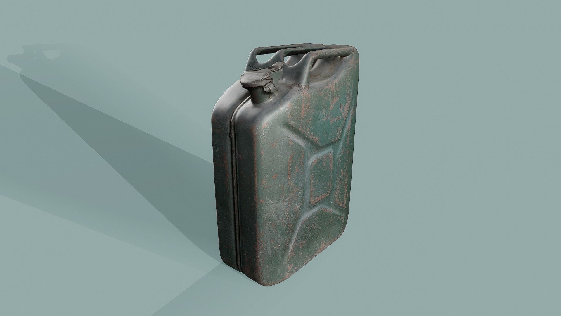 3D Scan Canister Low-poly 3D model_4