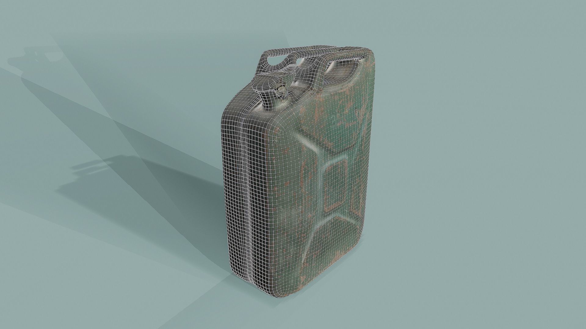3D Scan Canister Low-poly 3D model_3