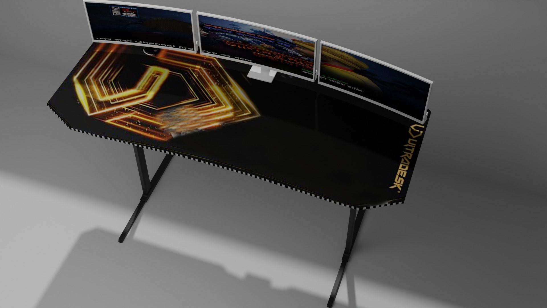 Game Table 3D model_1
