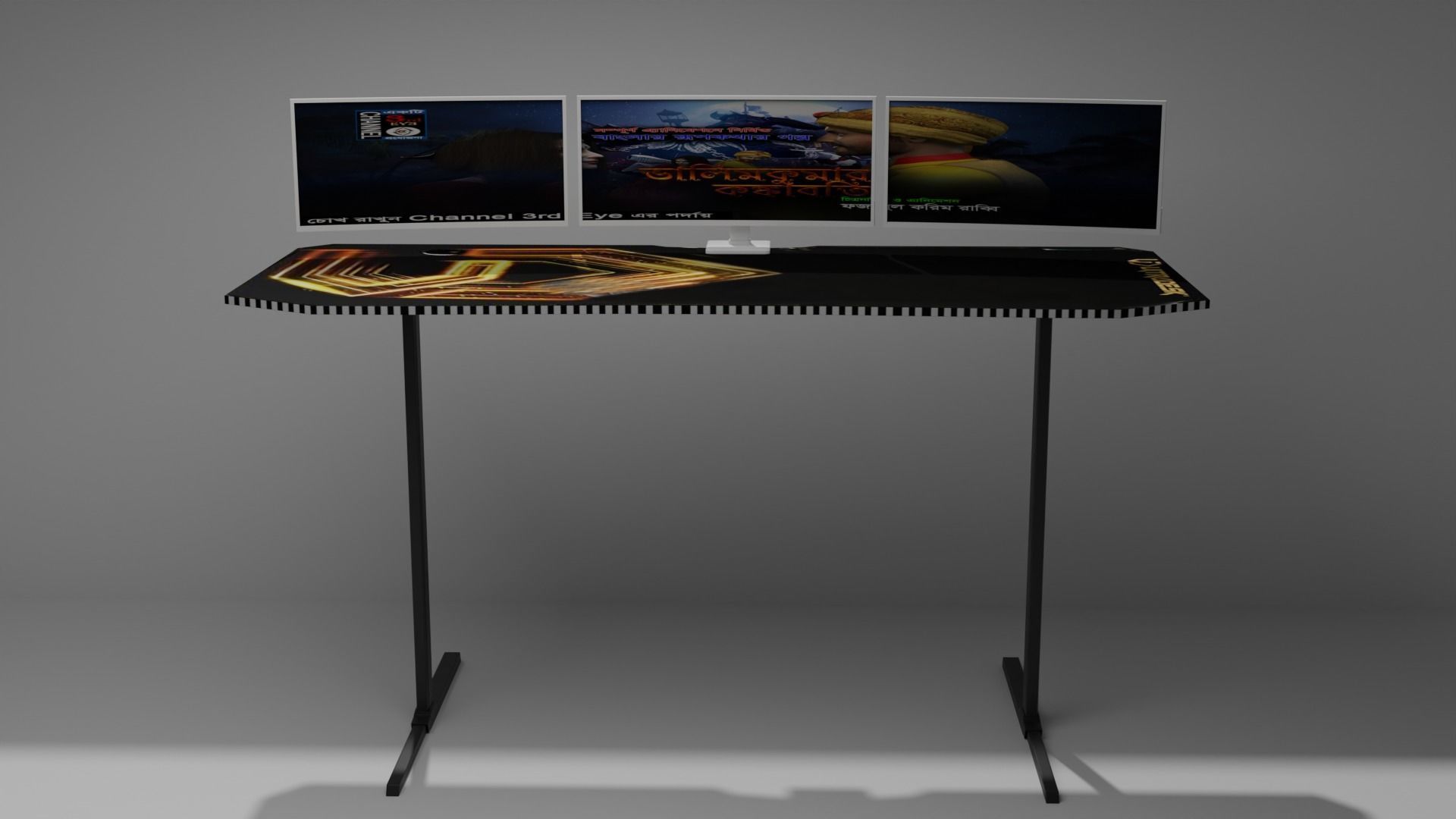 Game Table 3D model_3