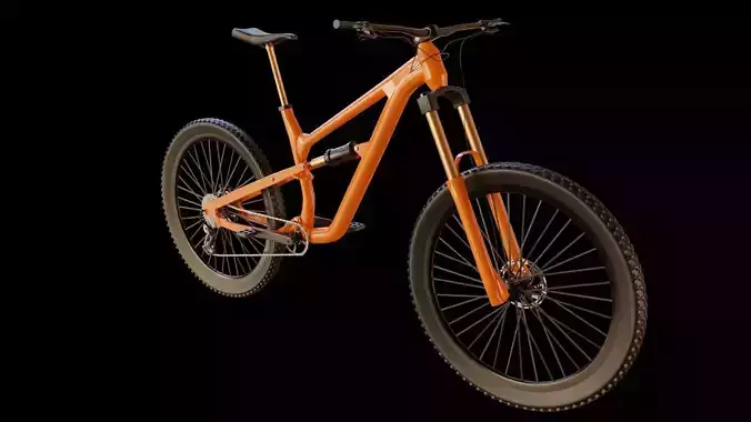Mountain Bike MTB bicycle 3D model 3D model