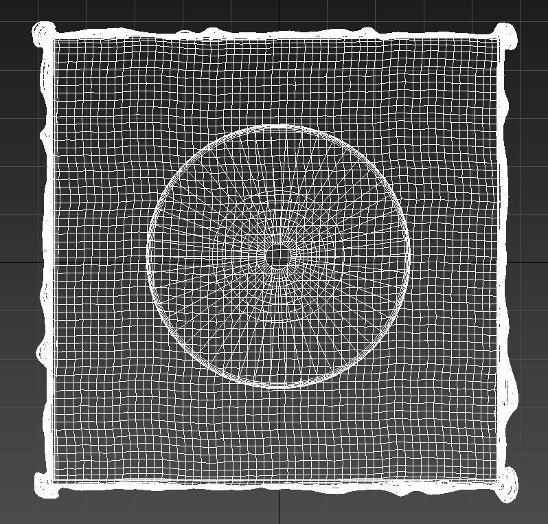 Dining table with mantel 3D model_11