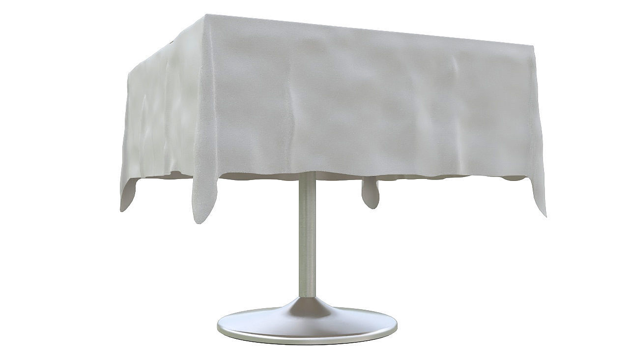 Dining table with mantel 3D model_2