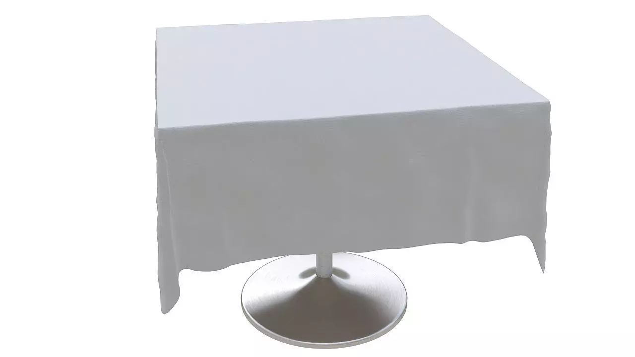 Dining table with mantel 3D model_0