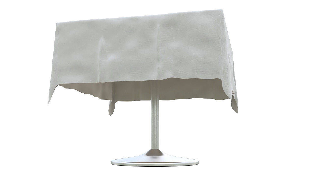 Dining table with mantel 3D model_3