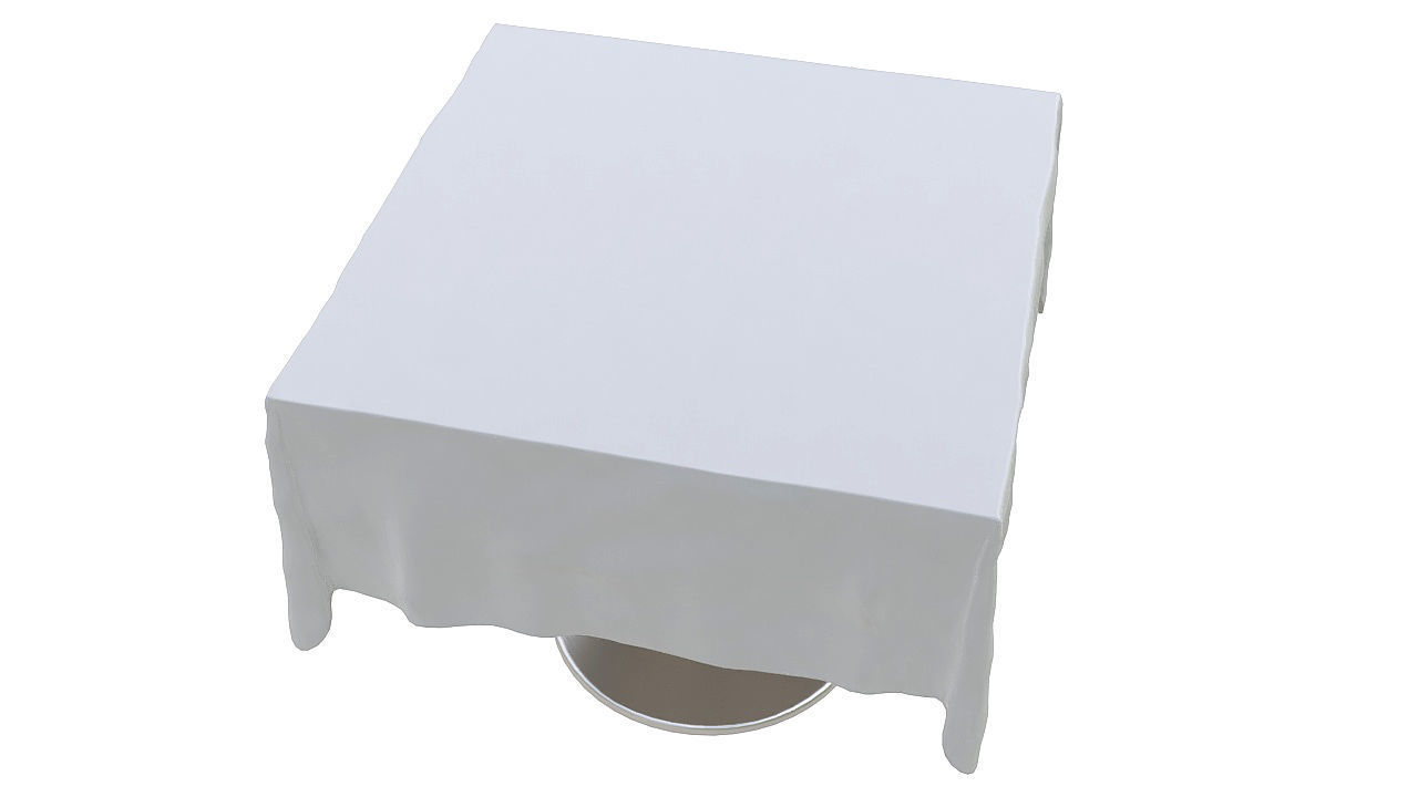 Dining table with mantel 3D model_4