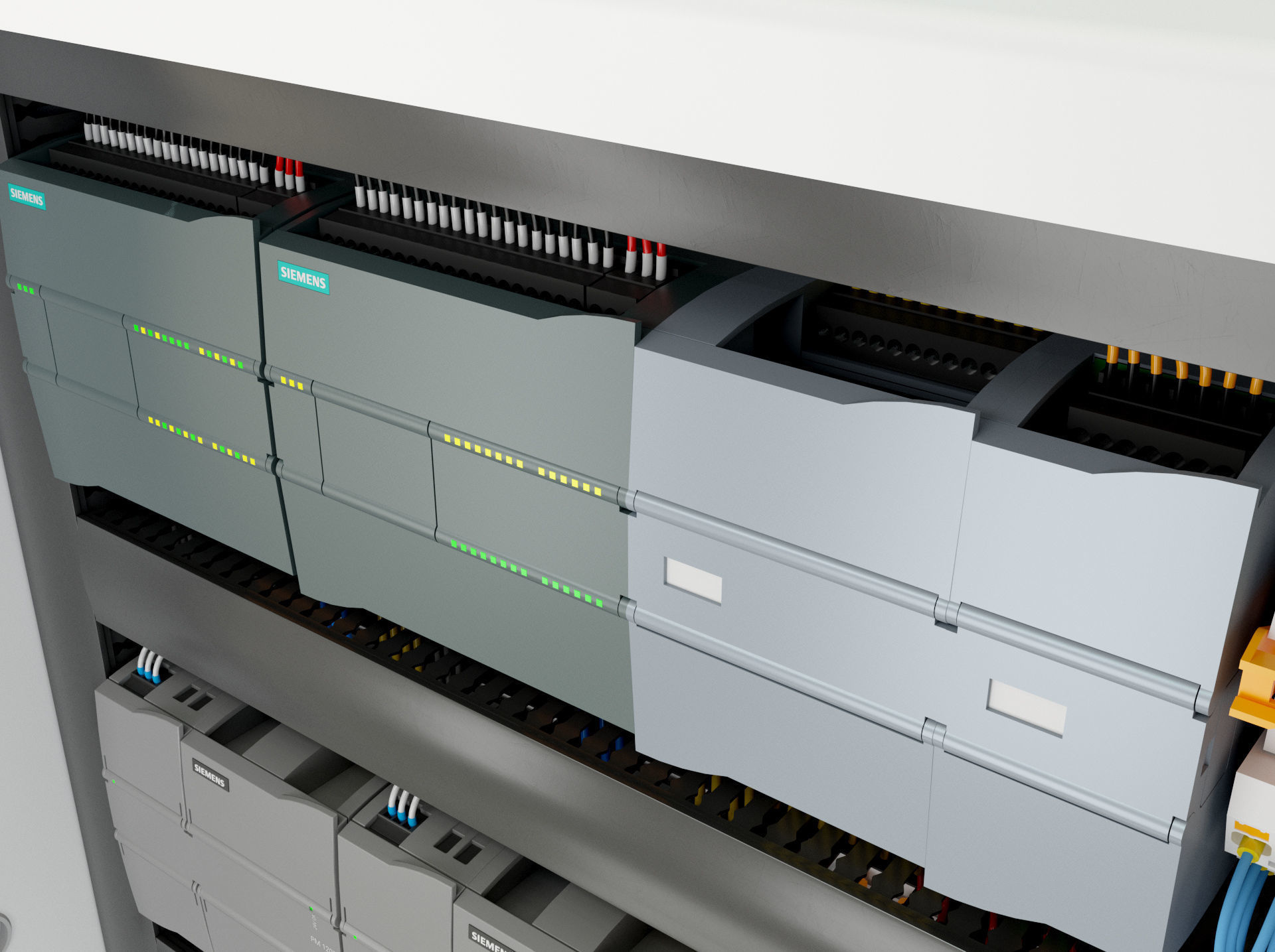 Electric control panel 3D model_7