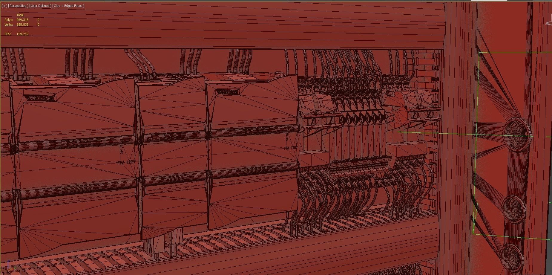 Electric control panel 3D model_25