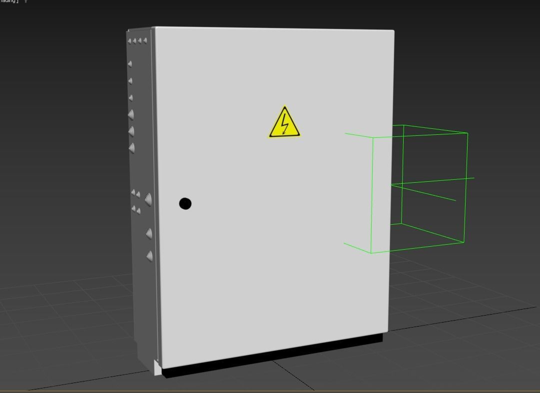Electric control panel 3D model_15