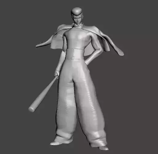 Metal Bat One punch man 3D Model