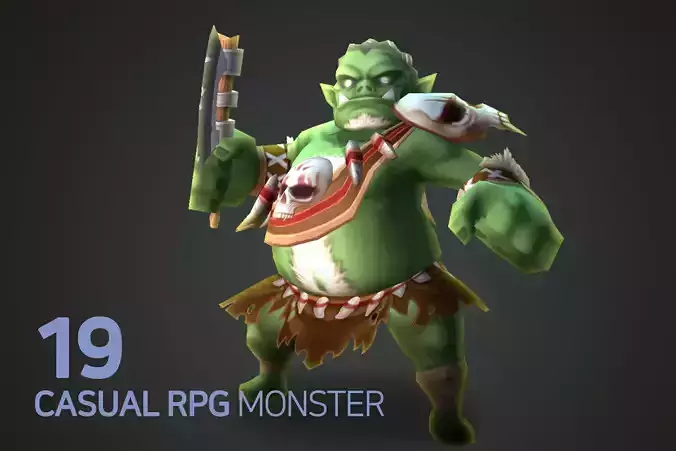 Casual RPG Monster - 19 Orc