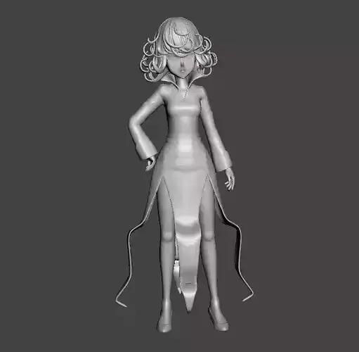 Tatsumaki One punch man 3D Model
