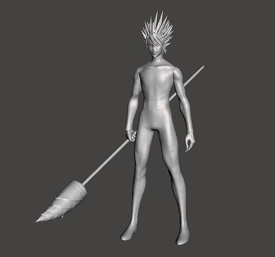 Stinger One punch man 3D Model 3D print model