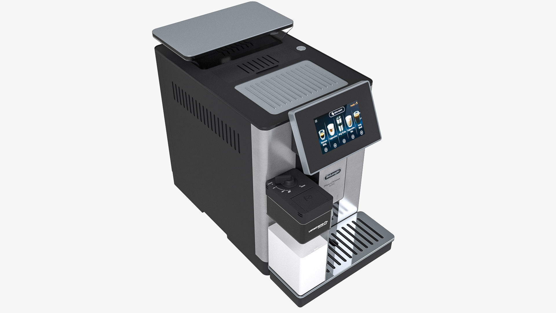 DeLonghi PrimaDonna Soul Coffee Maker 3D model_6