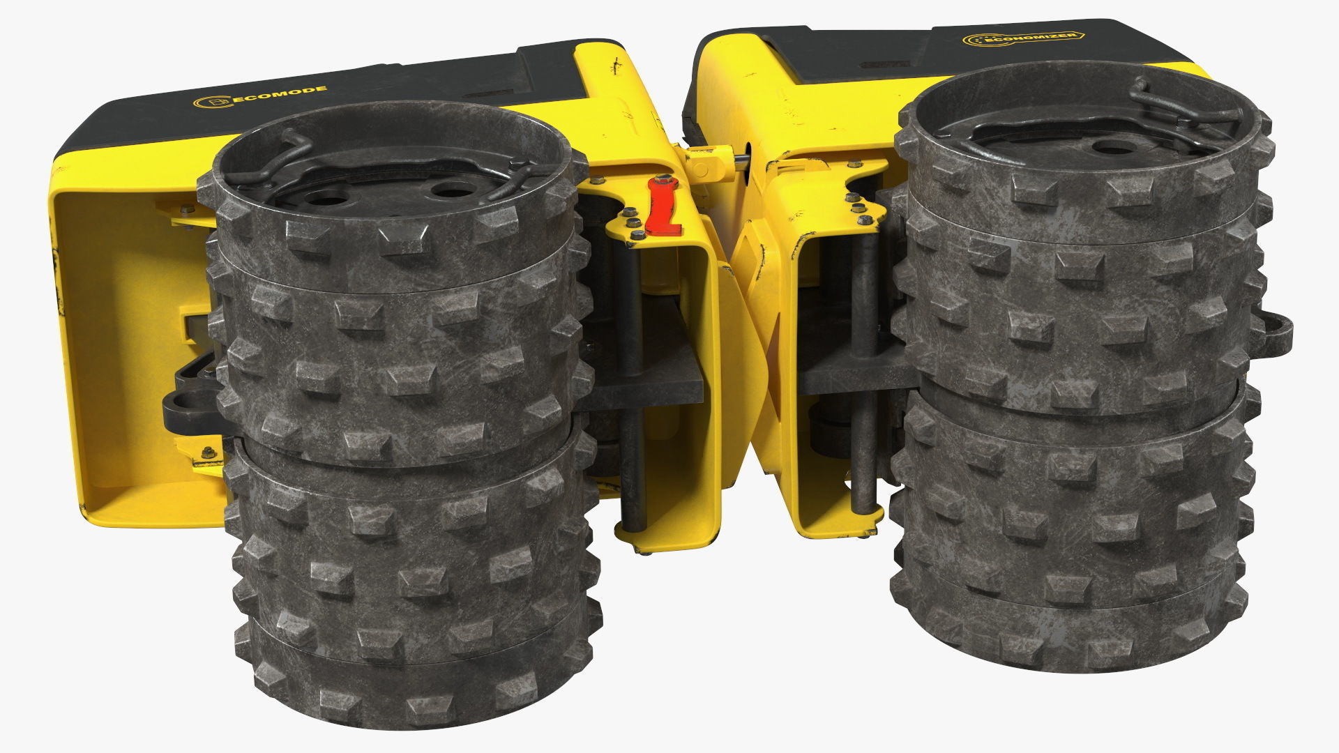 Trench Roller Bomag BMP 8500 Dirty Rigged 3D model_13