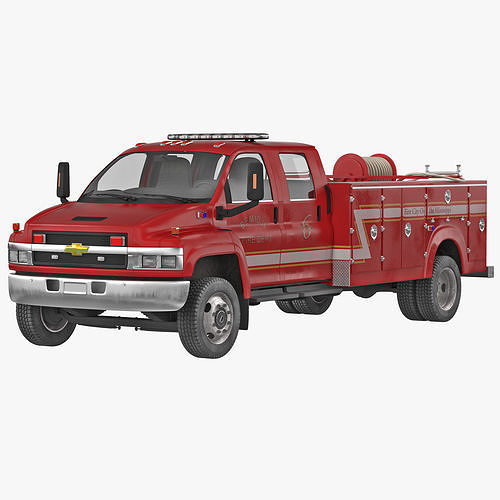 Chevrolet Fire Truck 3D model