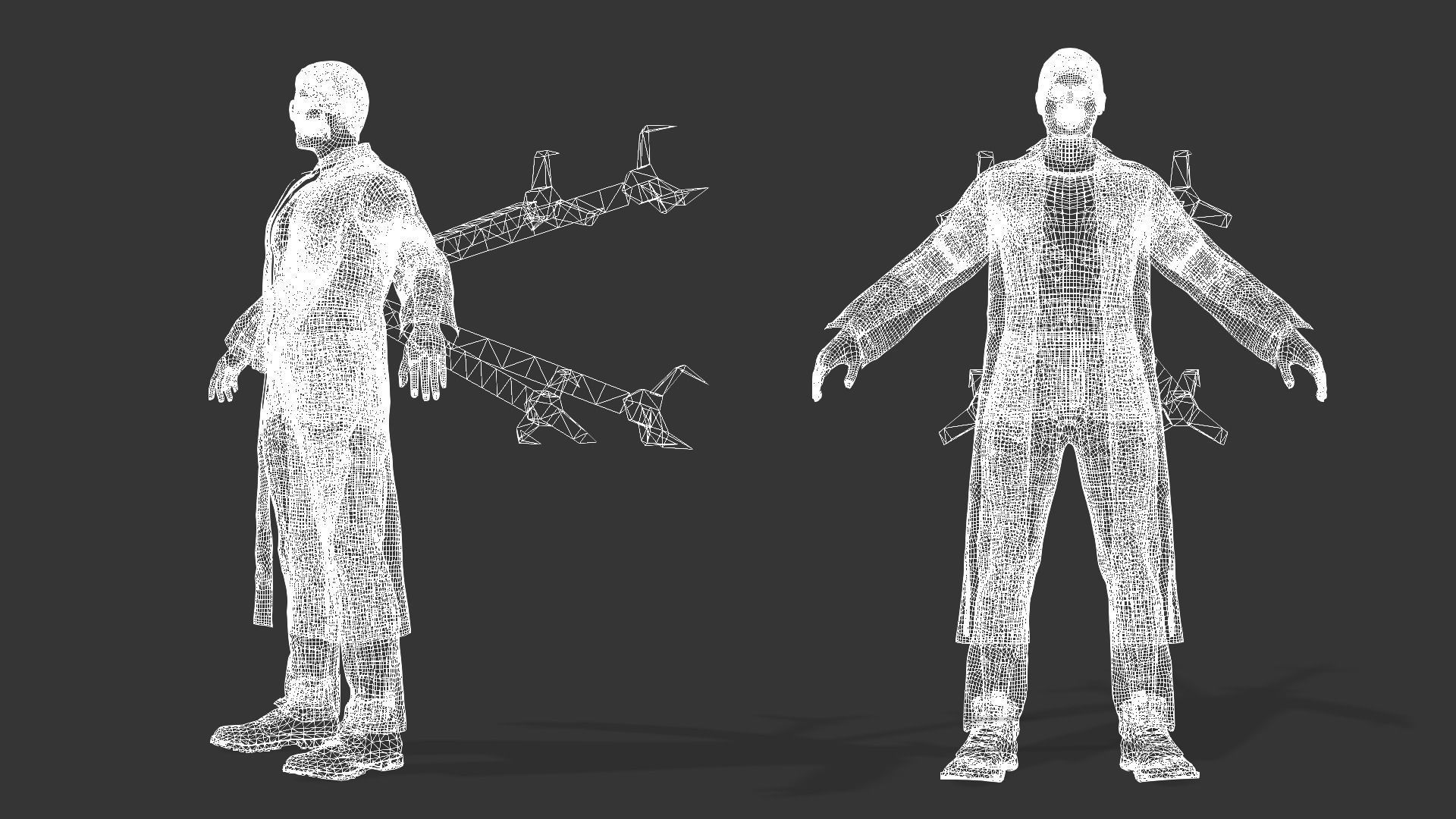 Doctor Octopus Full Rigged with Face rig MORE 100 Morph 3D model 3D model_4