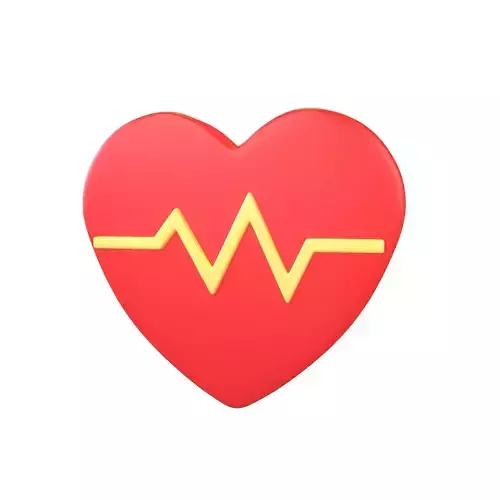 Heartbeat Pulse Symbol v1 003