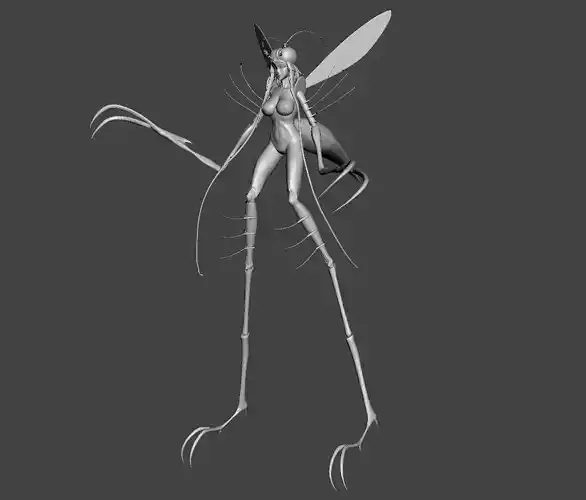 Mosquito Girl One punch man 3D Model