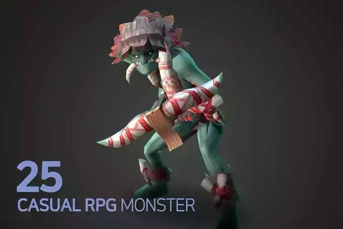 Casual RPG Monster - 25 Troll