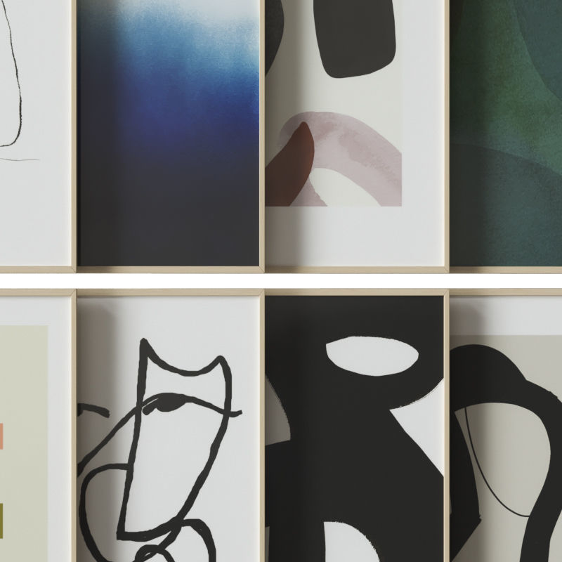 art work set 15 3D model_3