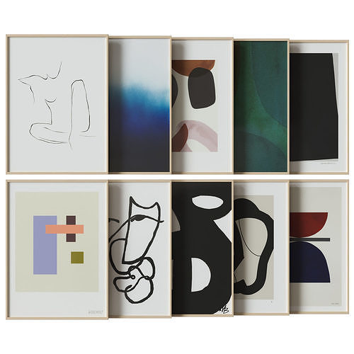 art work set 15 3D model