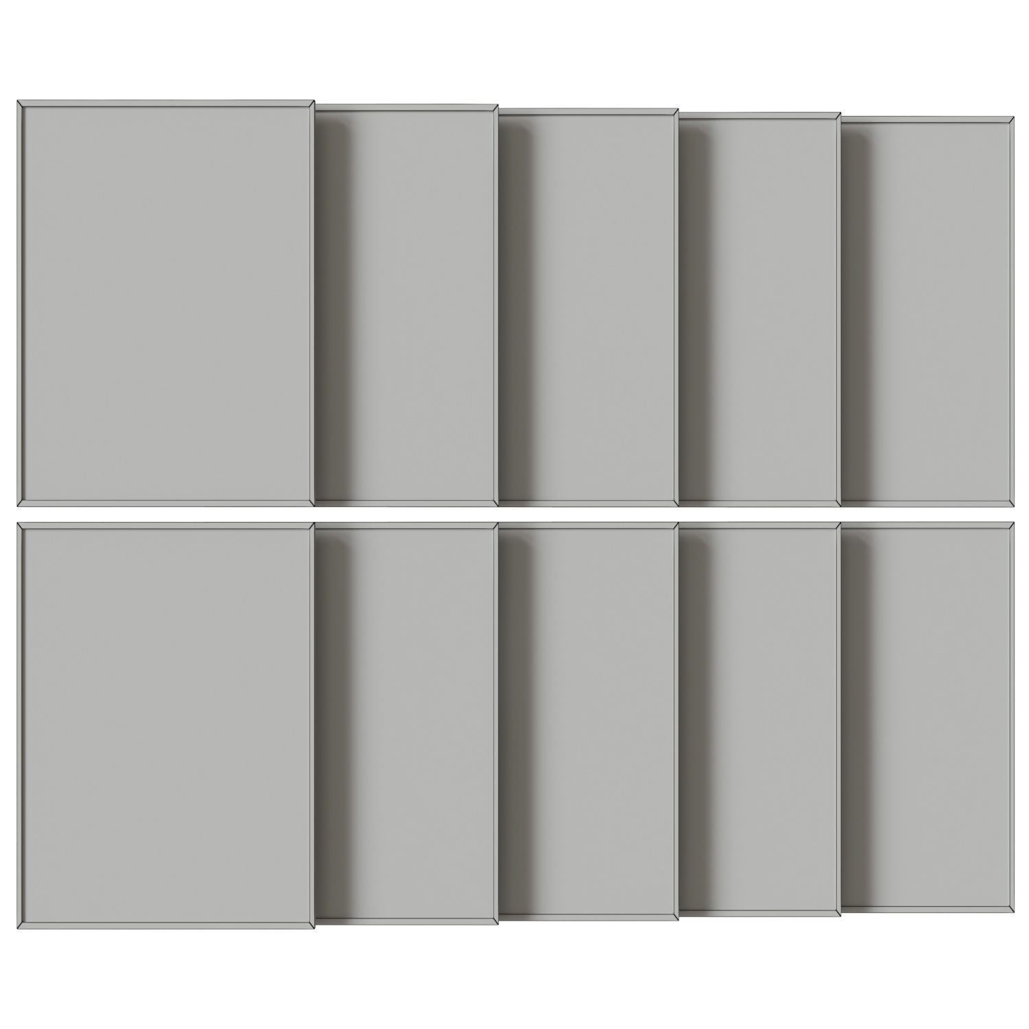 art work set 15 3D model_4