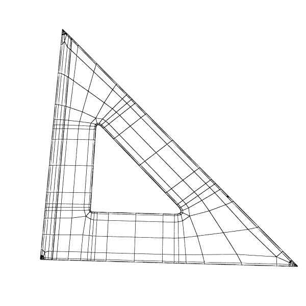 Square Angle Ruler 01 3D model_11