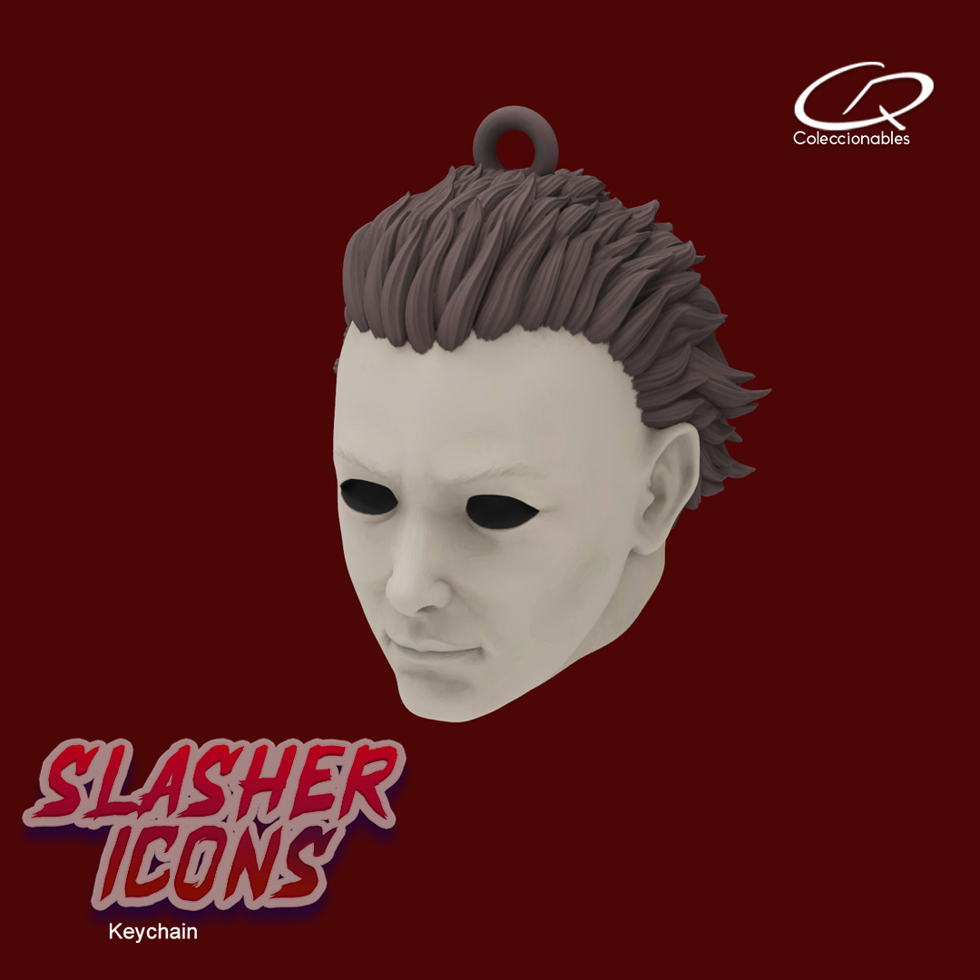 Horror Keychain  - Special  Edition Slasher Icons  print 3D 3D print model_4