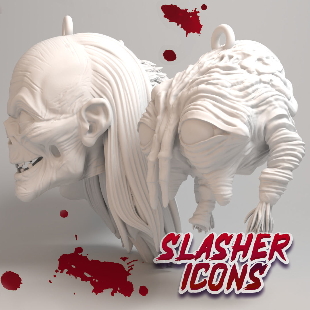 Horror Keychain  - Special  Edition Slasher Icons  print 3D 3D print model_13