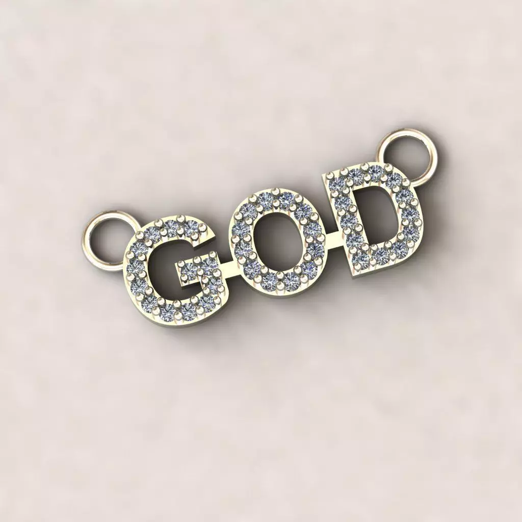 god pendant Free 3D model