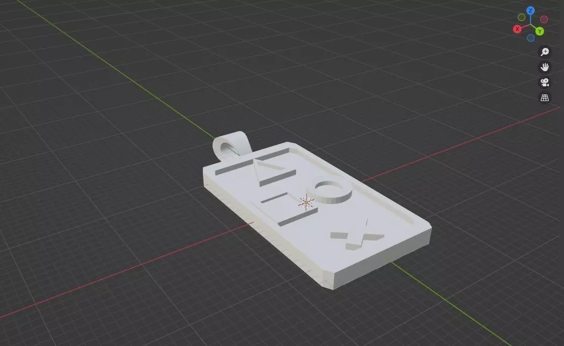 Pendant DogTag PlaystationMode  Free 3D print model_0