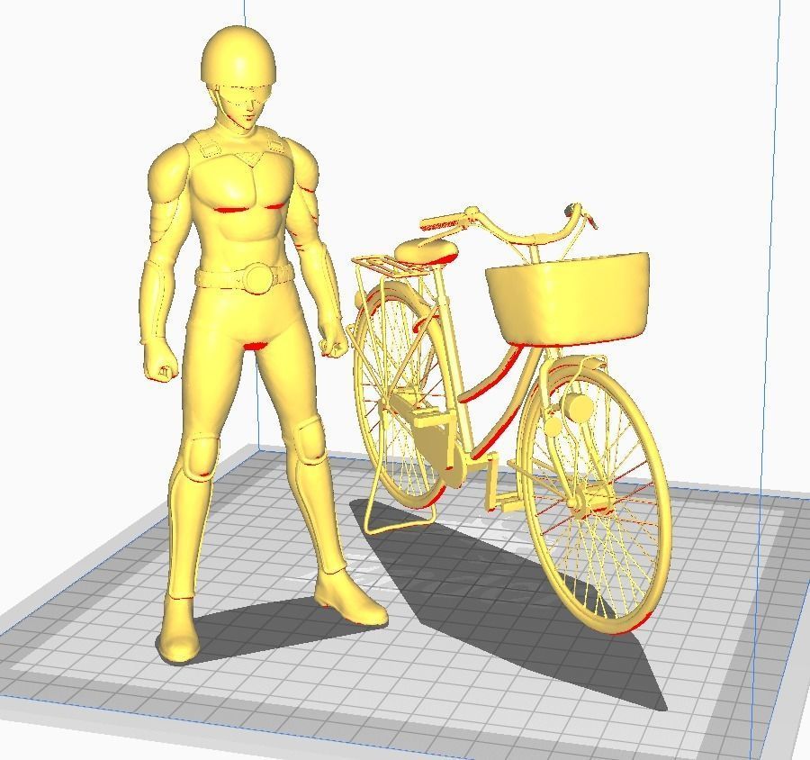 Satoru Mumen Rider One punch man 3D Model 3D print model_1
