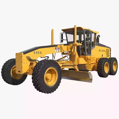 Road Grader 3D model