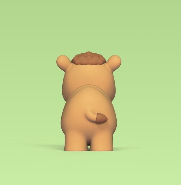 Baby Camel 3D print model_3