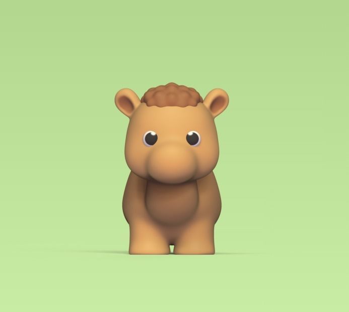 Baby Camel 3D print model_1