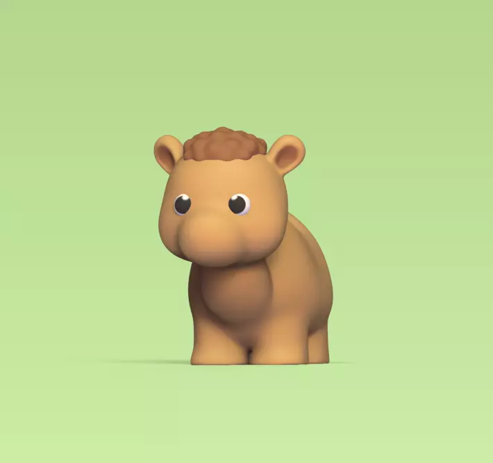 Baby Camel 3D print model_0