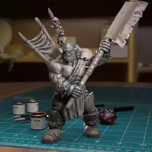 Orc Unmounted - Pre-Supported