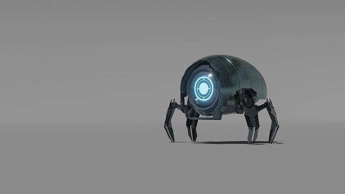 My little Insectoid Robot 3D model