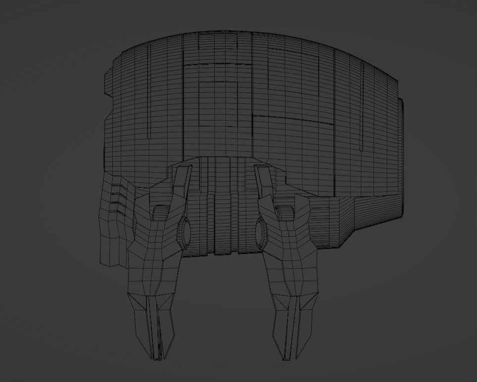 My little Insectoid Robot 3D model_5