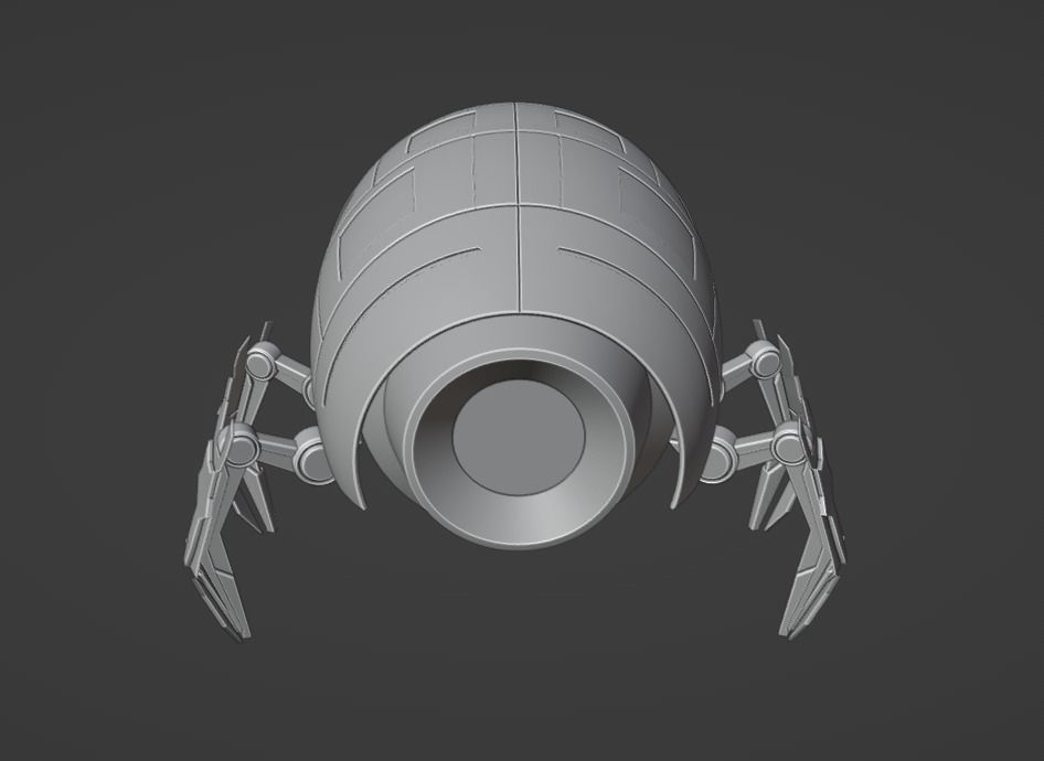 My little Insectoid Robot 3D model_6