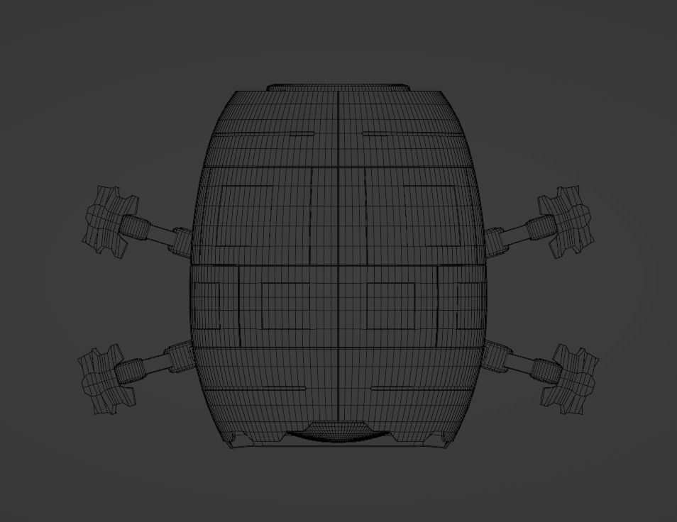 My little Insectoid Robot 3D model_9