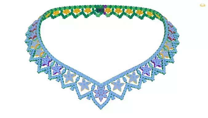 necklaces necklace made of crystals