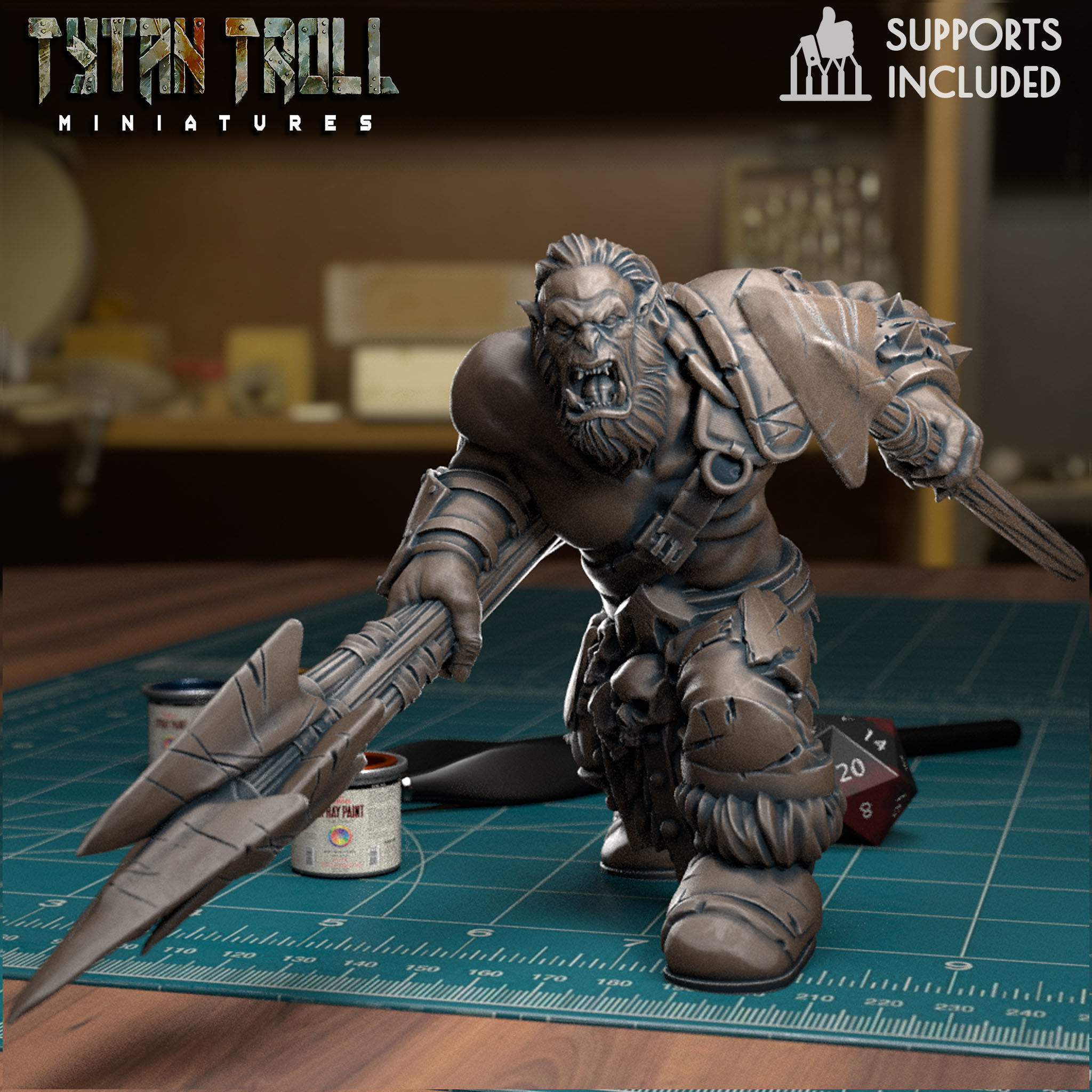 Orc Bundle - Pre-Supported 3D print model_4