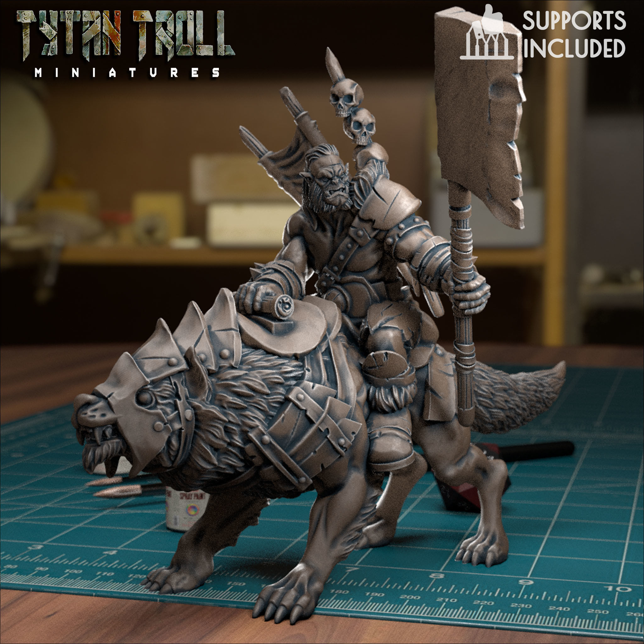 Orc Bundle - Pre-Supported 3D print model_1