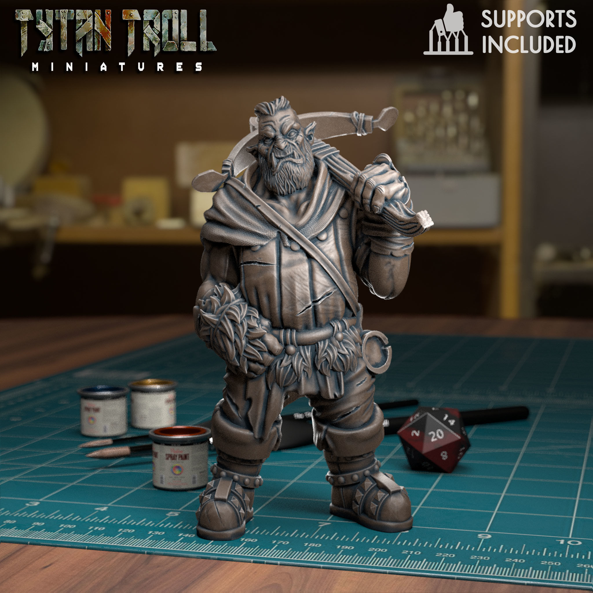 Orc Bundle - Pre-Supported 3D print model_11